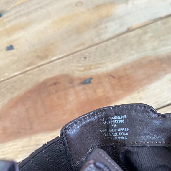 NWOT Sun + Stone Western Booties Brown‎ Cowboy 7 SS Grangerr - Picture 6 of 9